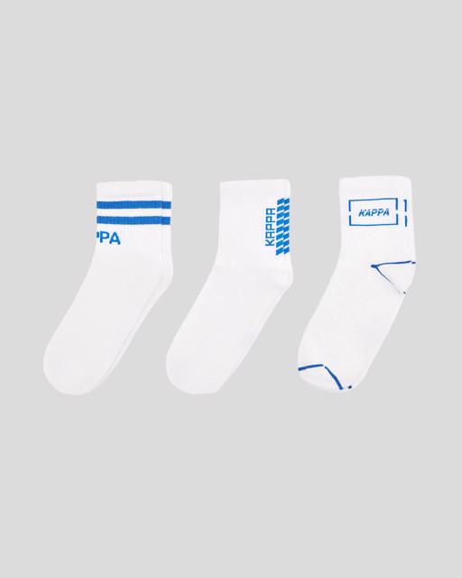 Beyaz Susy 3pack Unisex Beyaz Çorap - KAPPA® Türkiye