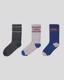 Alste 3pack Unisex Mavi-Gri Çorap