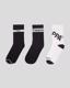Twel 3pack Unisex Siyah-Beyaz Çorap