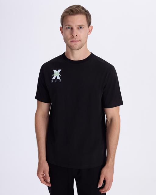 Siyah Kombat Wkt Ecairo Tur Xfit Erkek Siyah Comfort Fit Tişört - KAPPA® Türkiye