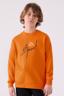 Fox Erkek Çocuk Koyu Turuncu Regular Fit Sweatshirt