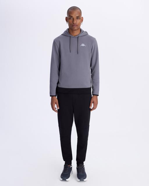 Siyah Authentic Lake Erkek Antrasit Regular Fit Hoodie - KAPPA® Türkiye