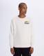 Authentic Graphik Pyke Unisex Beyaz Regular Fit Sweatshirt