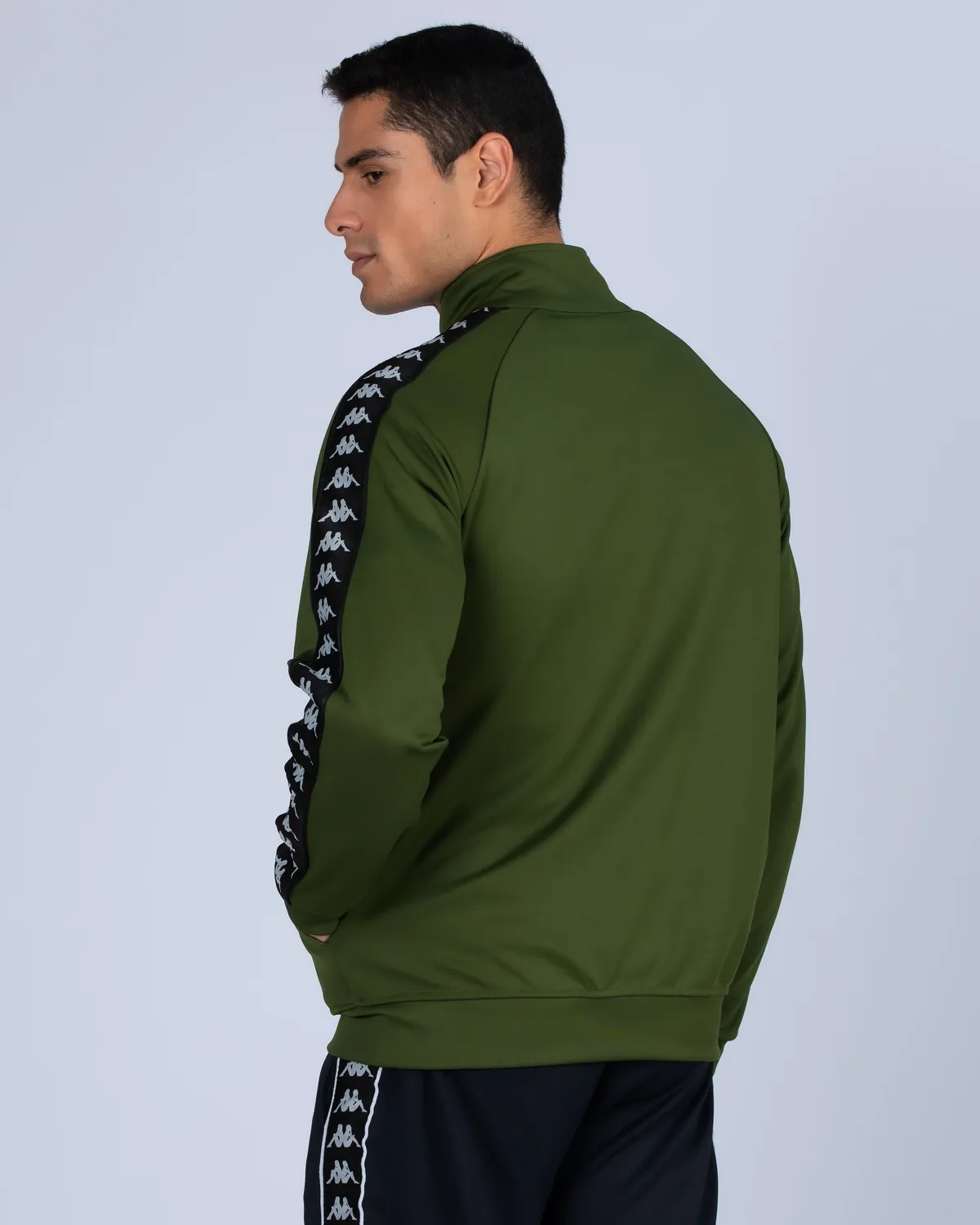 Olive green kappa sales jacket