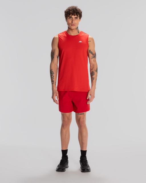 Kırmızı Edoro Tank Erkek Kırmızı Regular Fit Atlet - KAPPA® Türkiye