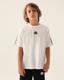 Authentic Calvin Erkek Çocuk Ekru  Regular Fit Tişört
