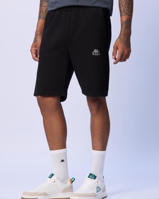 Siyah Gianni Short Erkek Siyah Comfort Fit Şort - KAPPA® Türkiye