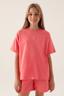 Logo Callie Kız Çocuk Açık Pembe Regular Fit Tişört