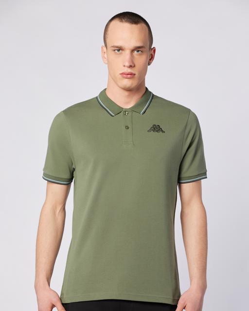 Haki Korpo Ezio 2 Tur Erkek Haki Regular Fit Polo Yaka Tişört - KAPPA® Türkiye