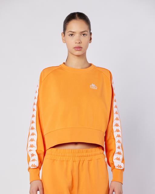 Turuncu 222 Banda Marbella Tur Kadın Koyu Turuncu Regular Fit Sweatshirt - KAPPA® Türkiye