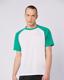 Kuby Tee Erkek Beyaz-Yeşil Regular Fit Tişört
