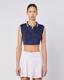 Elegance Polo Tank Kadın Beyaz Regular Fit Atlet