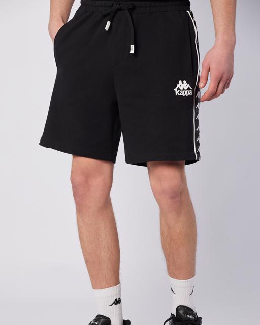Siyah Banda Stars Short Erkek Siyah Regular Fit Şort - KAPPA® Türkiye