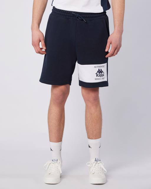 Mavi Tony Short Erkek Lacivert-Beyaz Regular Fit Şort - KAPPA® Türkiye