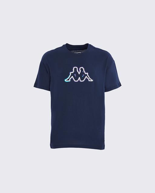 Lacivert Lorenzo Erkek Lacivert Regular Fit Tişört - KAPPA® Türkiye