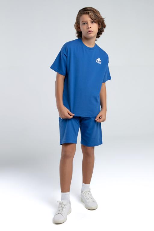 Mavi Authentic Keaton Erkek Çocuk Mavi Regular Fit Tişört Ve Şort Takım - KAPPA® Türkiye
