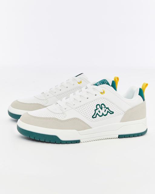 Beyaz Manis Erkek Beyaz-Yeşil Regular Fit Sneaker - KAPPA® Türkiye