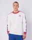 Banda Stars Sweatshirt Erkek Beyaz Regular Fit Sweatshirt