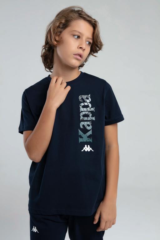 Lacivert Authentic Henry Erkek Çocuk Lacivert Regular Fit Tişört - KAPPA® Türkiye