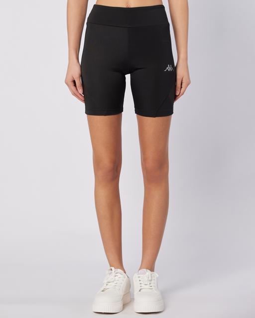 Siyah Gale Biker Kadın Siyah Skin Fit Biker Tayt - KAPPA® Türkiye
