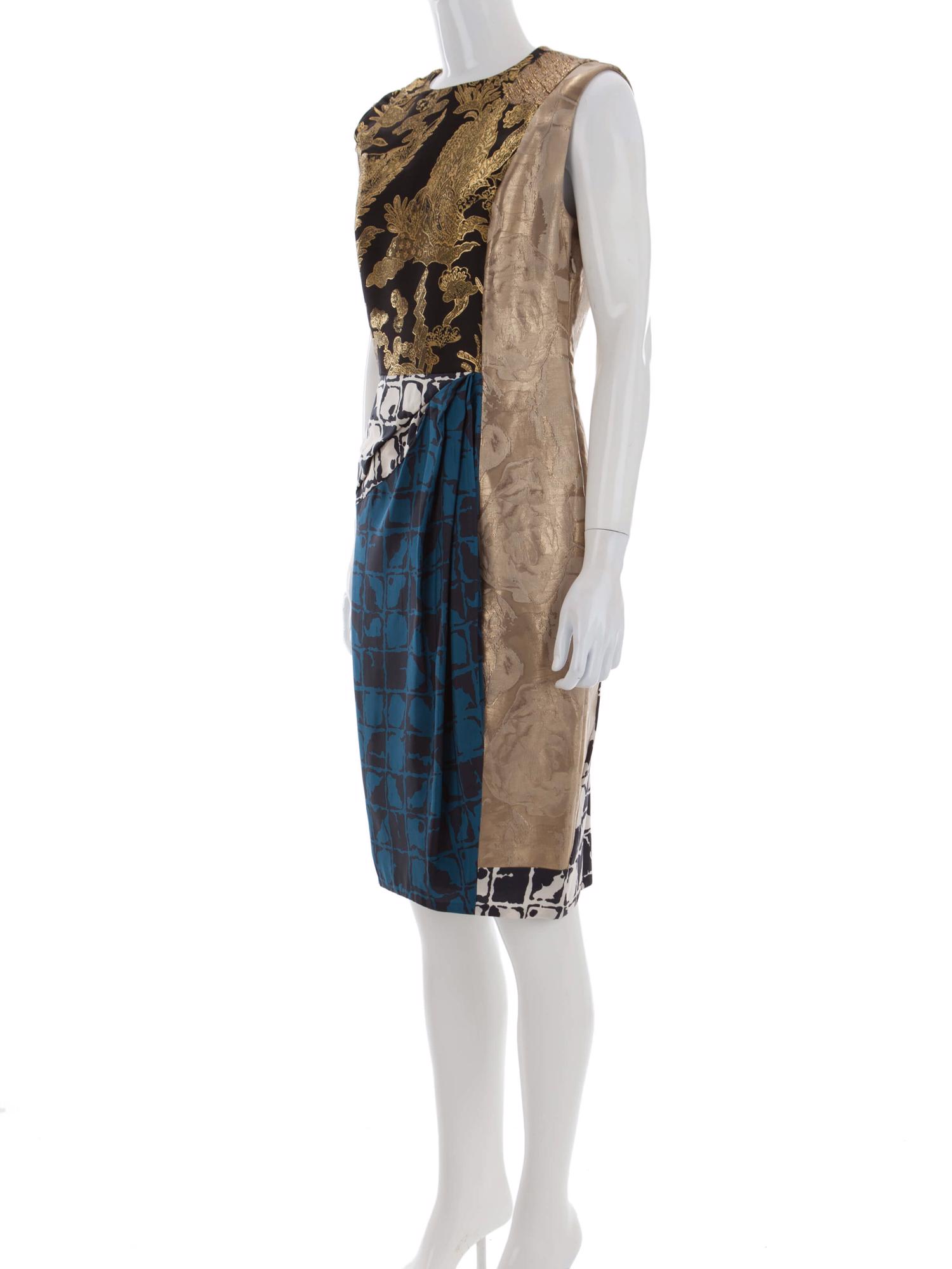 Bayan Mavi DRIES VAN NOTEN ELBİSE
