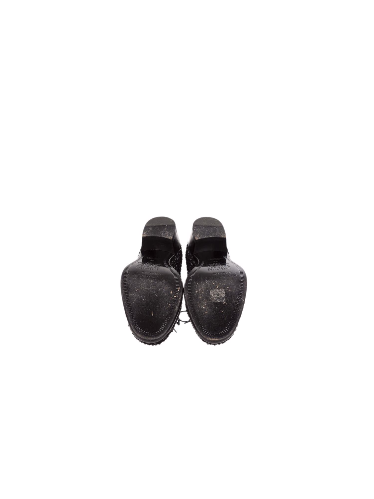 Bayan Siyah MARTIN MARGIELA OXFORD AYAKKABI