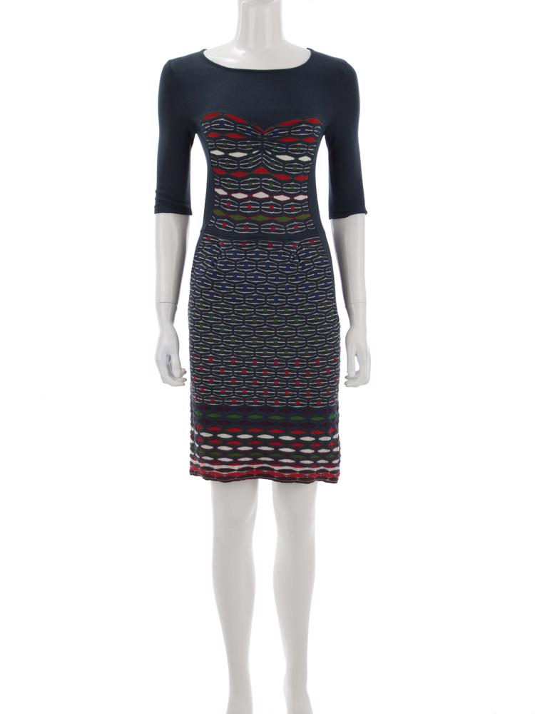 Bayan Lacivert M MISSONI ELBİSE