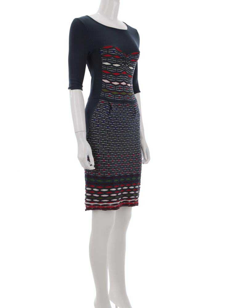 Bayan Lacivert M MISSONI ELBİSE
