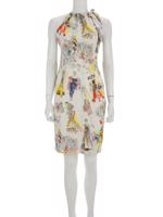 Bayan Krem MOSCHINO COUTURE ELBİSE