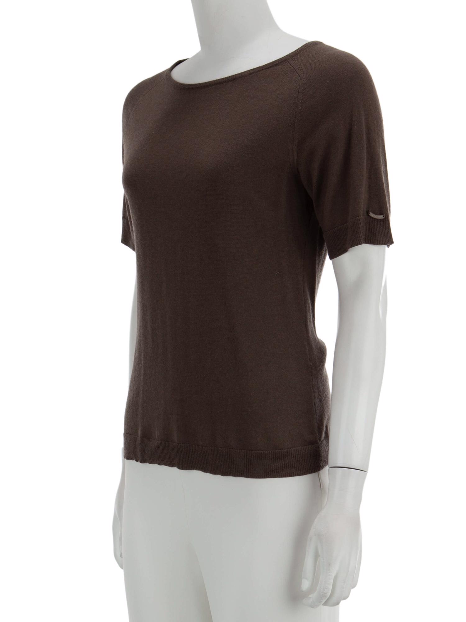 Bayan Kahve SILK&CASHMERE KAZAK