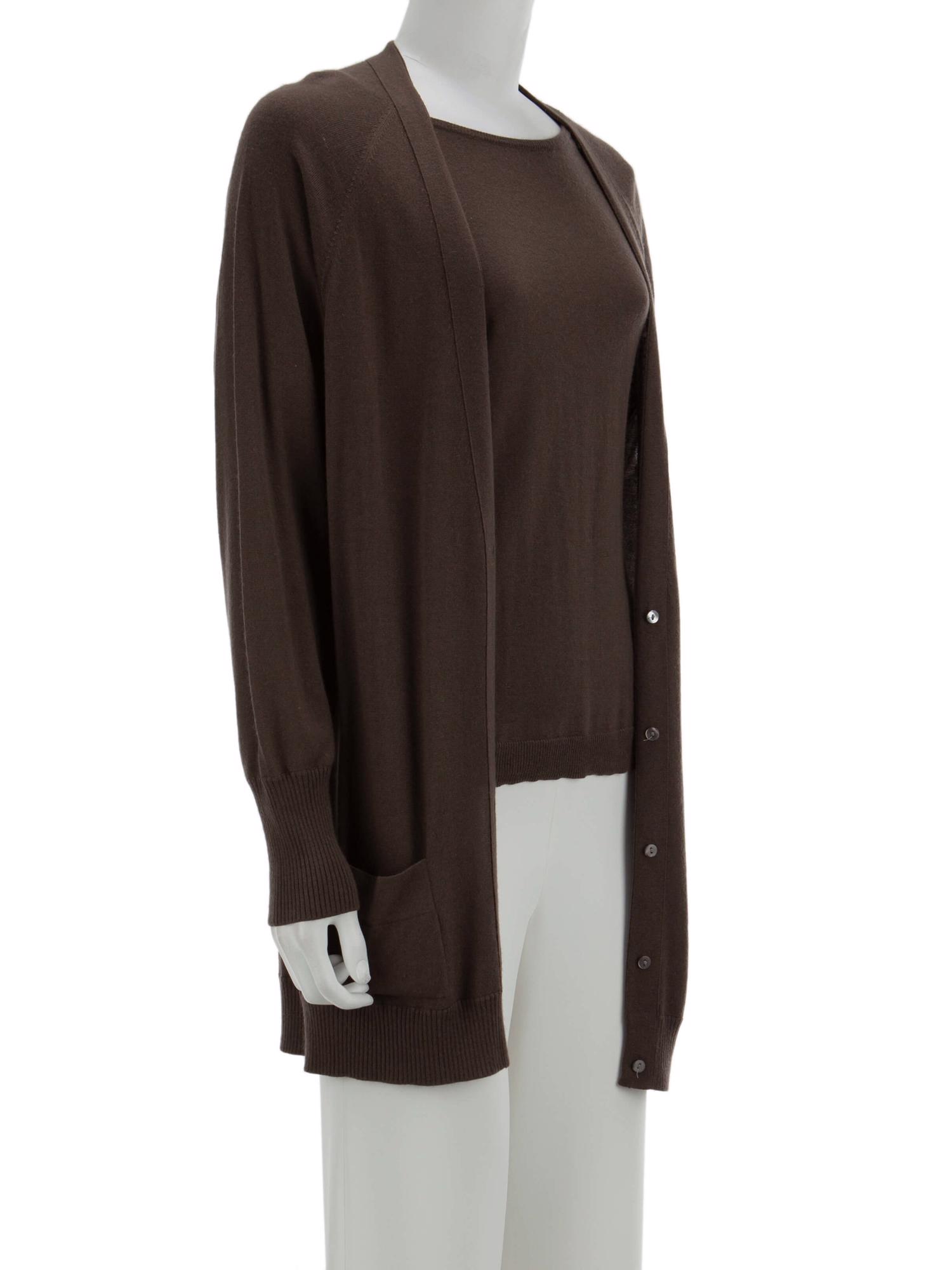 Bayan Kahve SILK&CASHMERE KAZAK