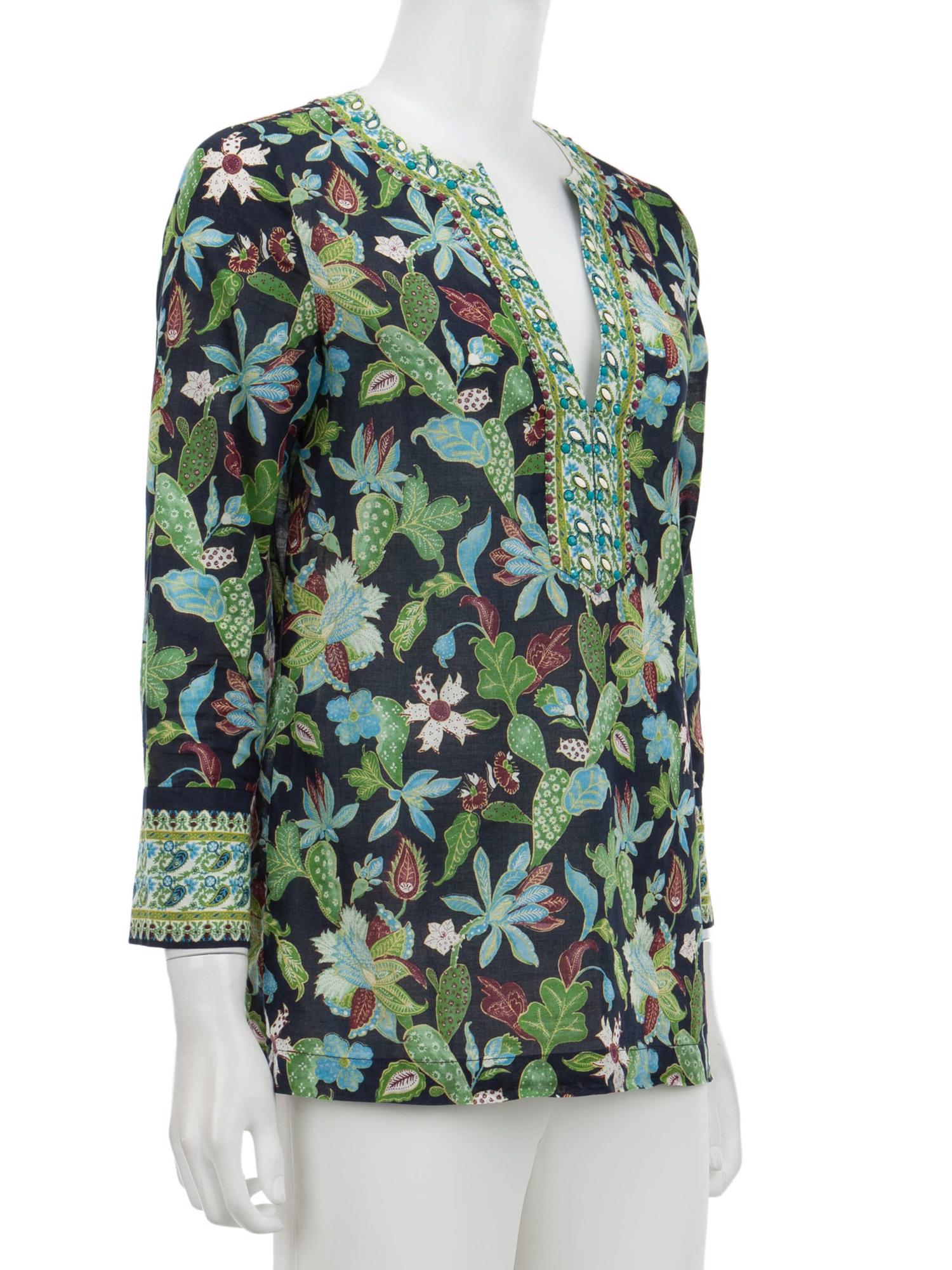 Bayan Yeşil TORY BURCH BLUZ