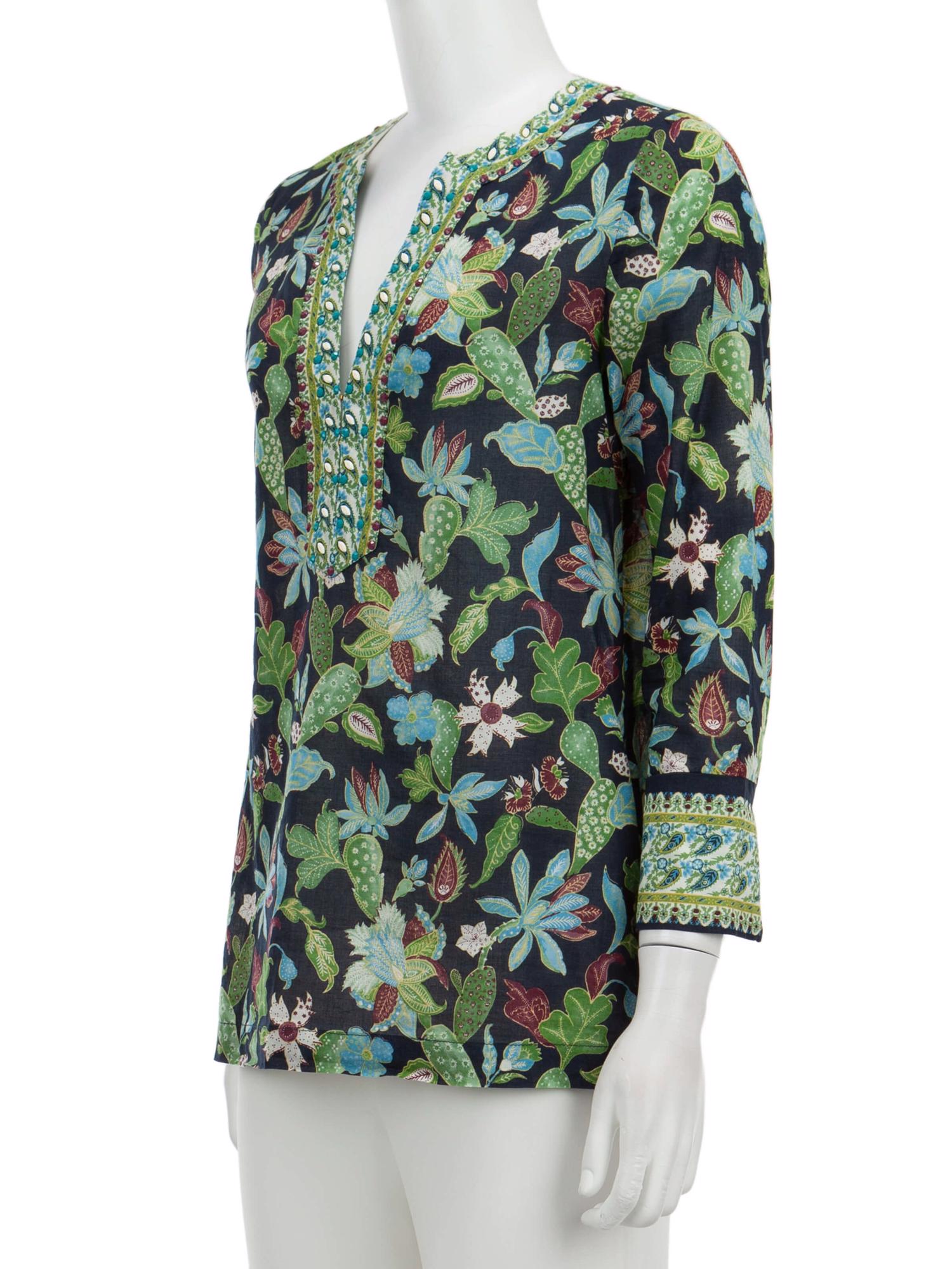 Bayan Yeşil TORY BURCH BLUZ