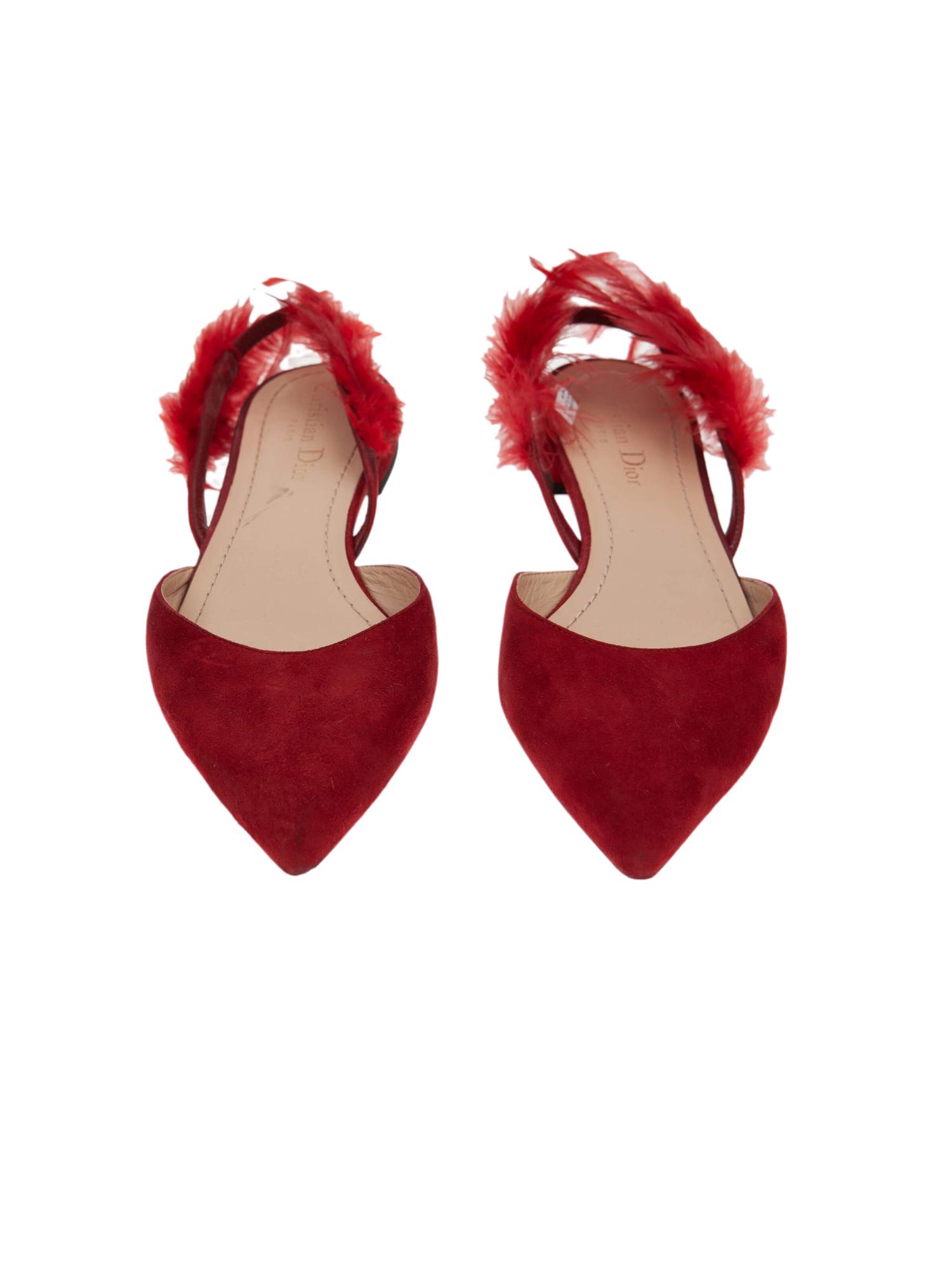 Bayan Kırmızı DIOR SANDALET