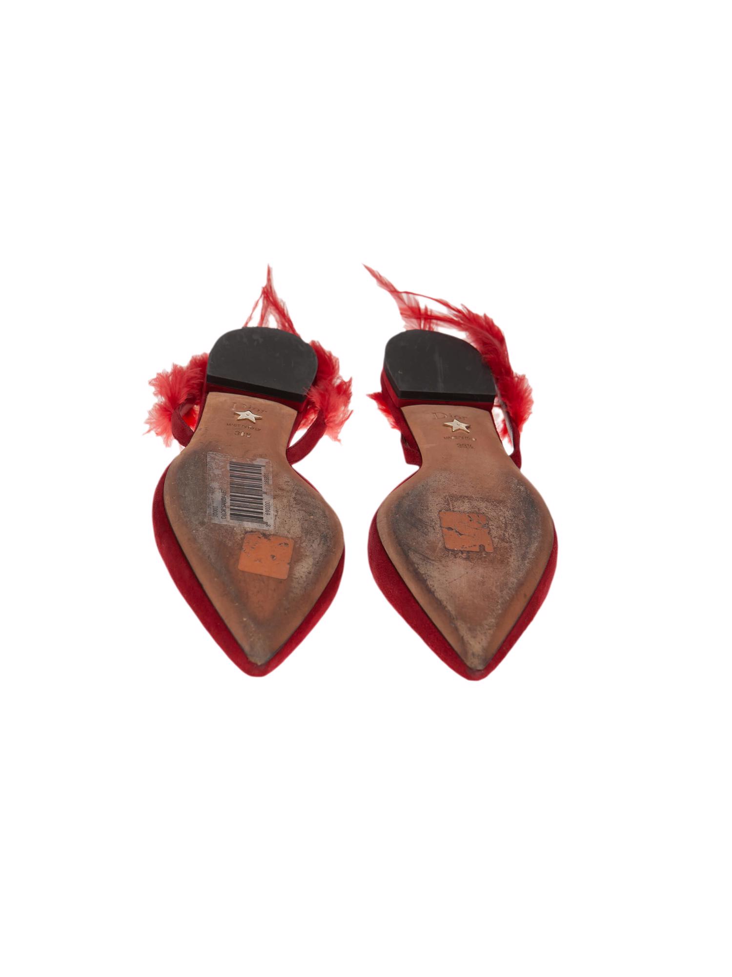 Bayan Kırmızı DIOR SANDALET