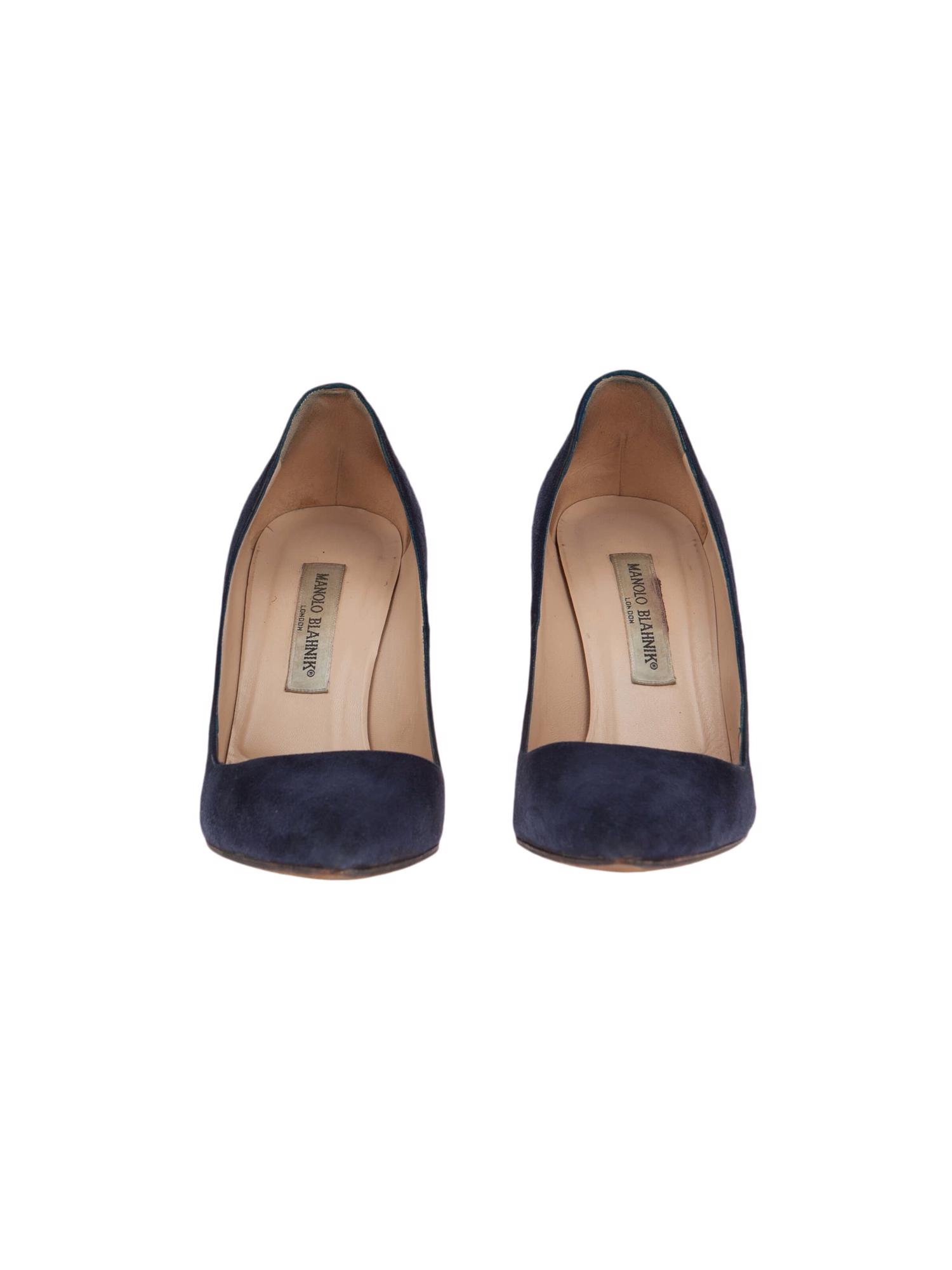 Bayan Lacivert MANOLO BLAHNIK AYAKKABI