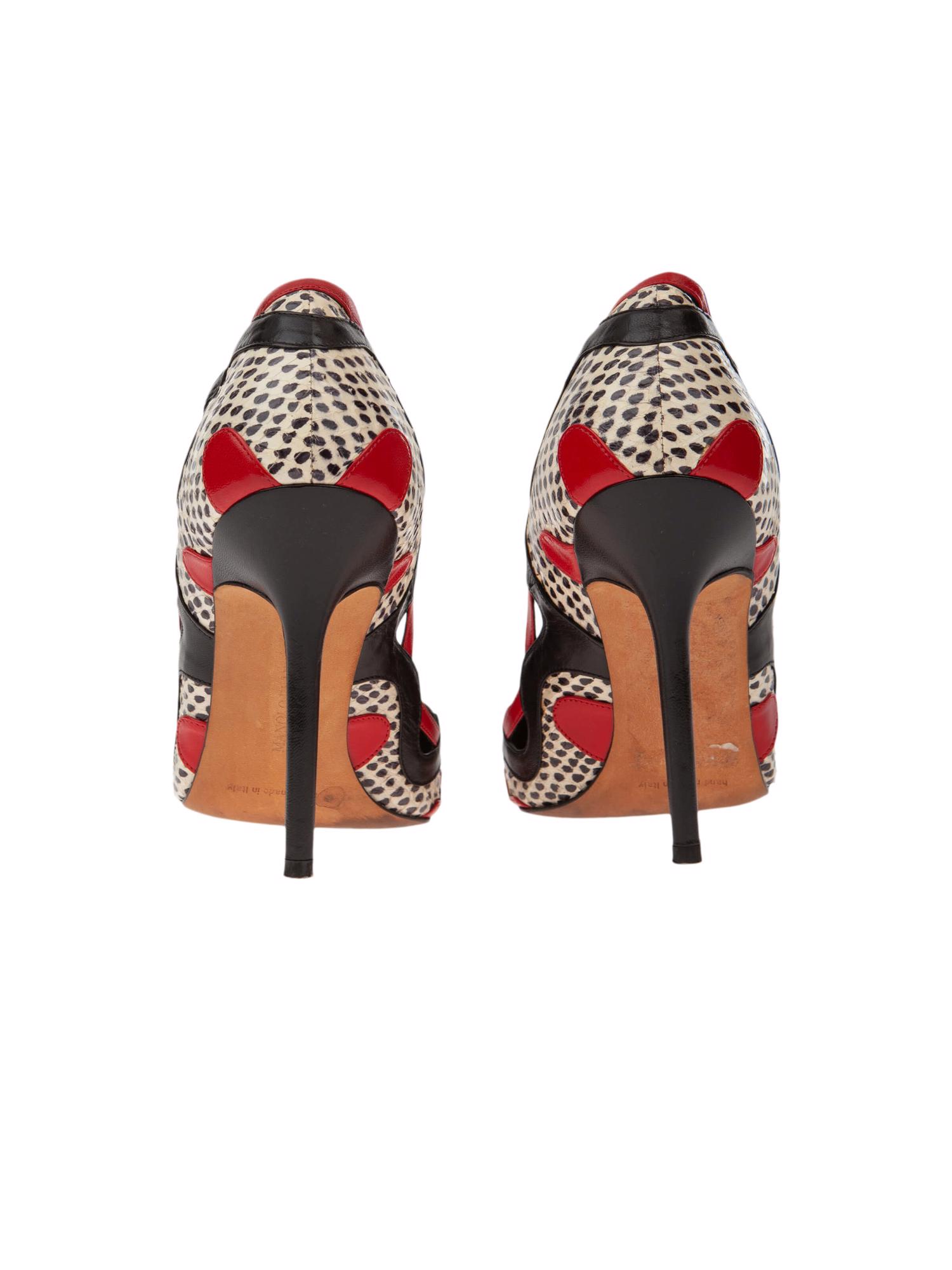 Bayan Krem MANOLO BLAHNIK AYAKKABI
