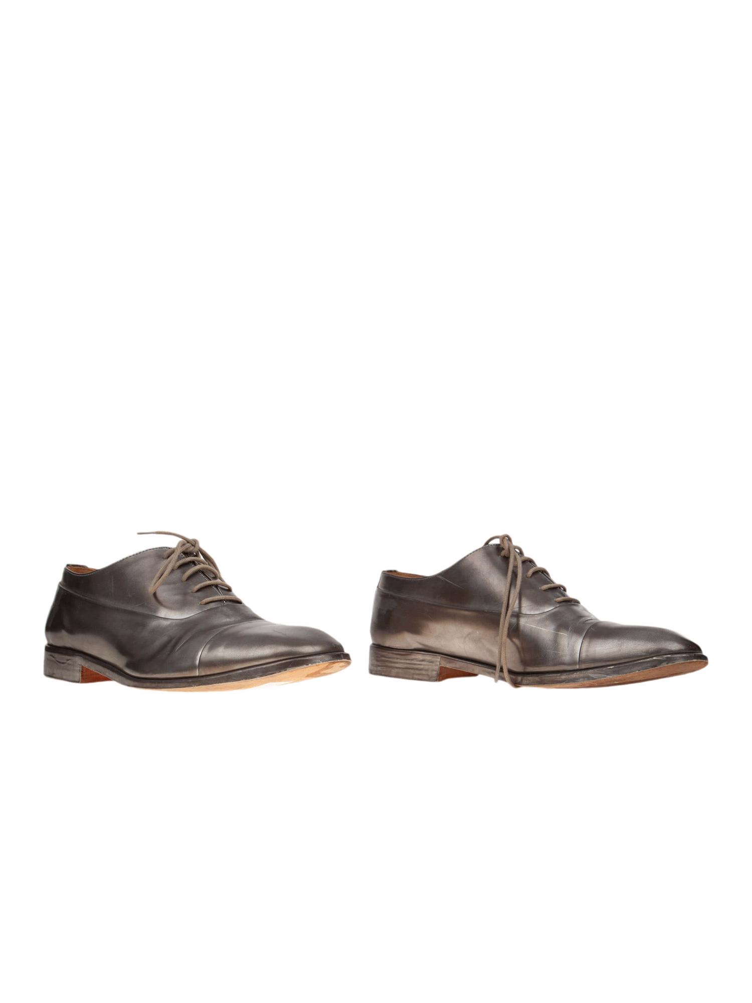 Bayan Gümüş MARTIN MARGIELA OXFORD AYAKKABI
