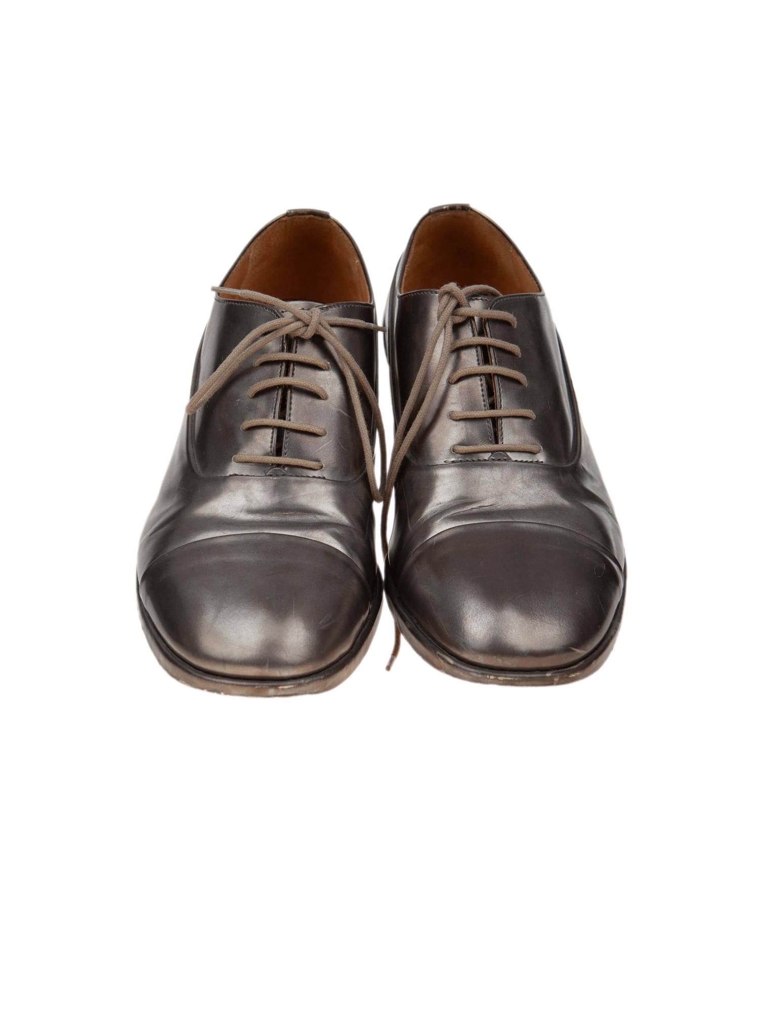 Bayan Gümüş MARTIN MARGIELA OXFORD AYAKKABI