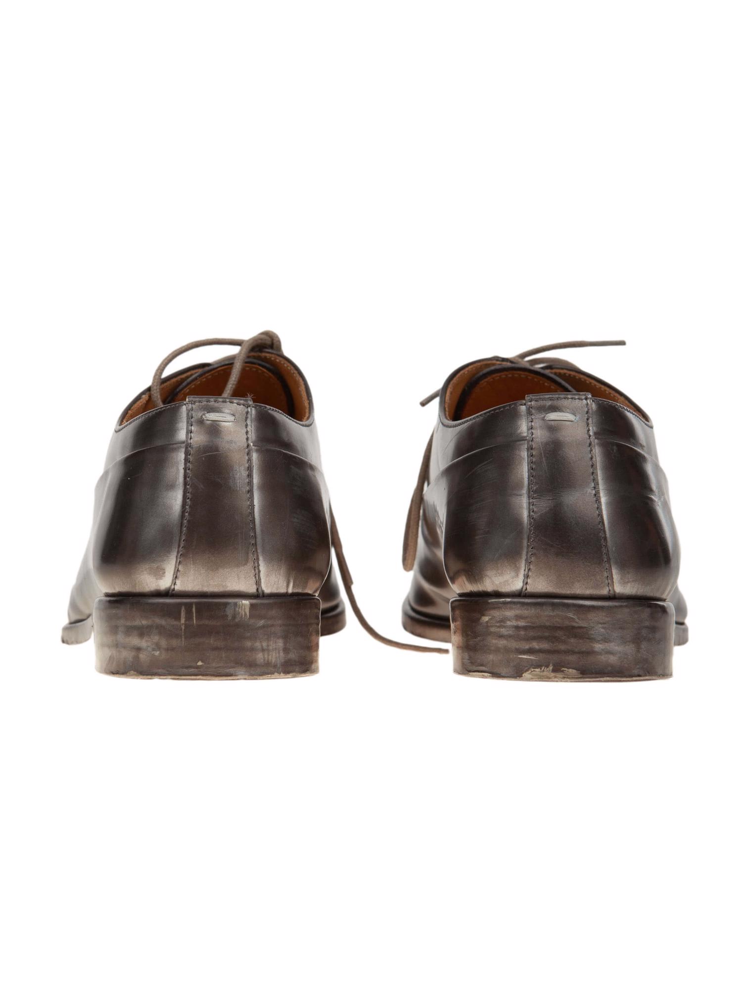 Bayan Gümüş MARTIN MARGIELA OXFORD AYAKKABI