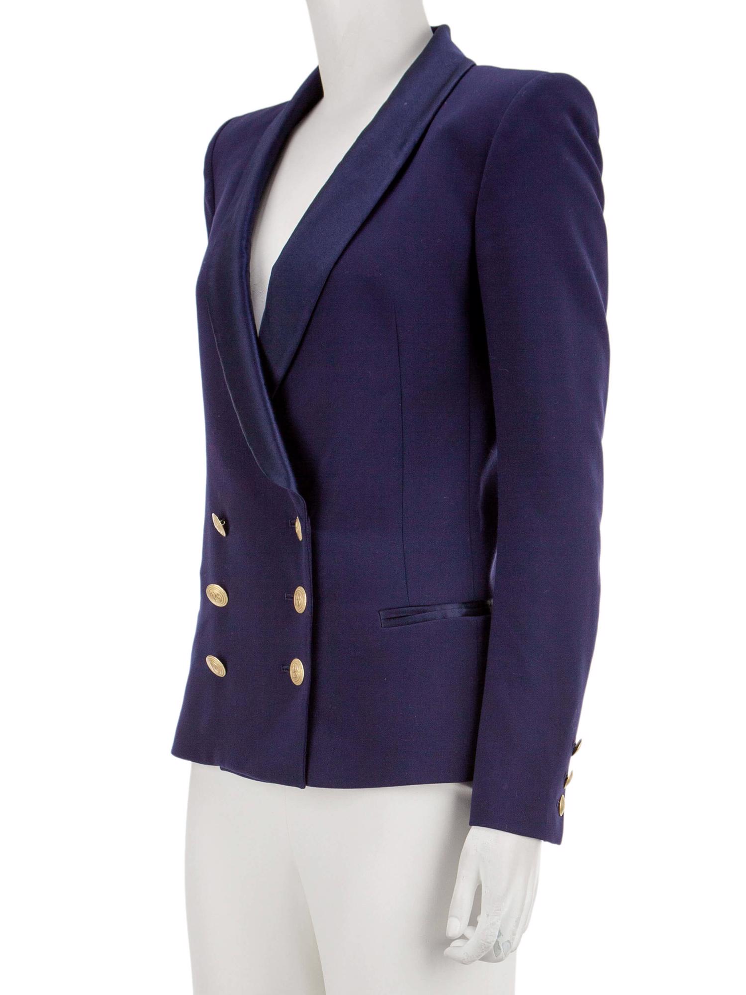 Bayan Lacivert BALMAIN CEKET