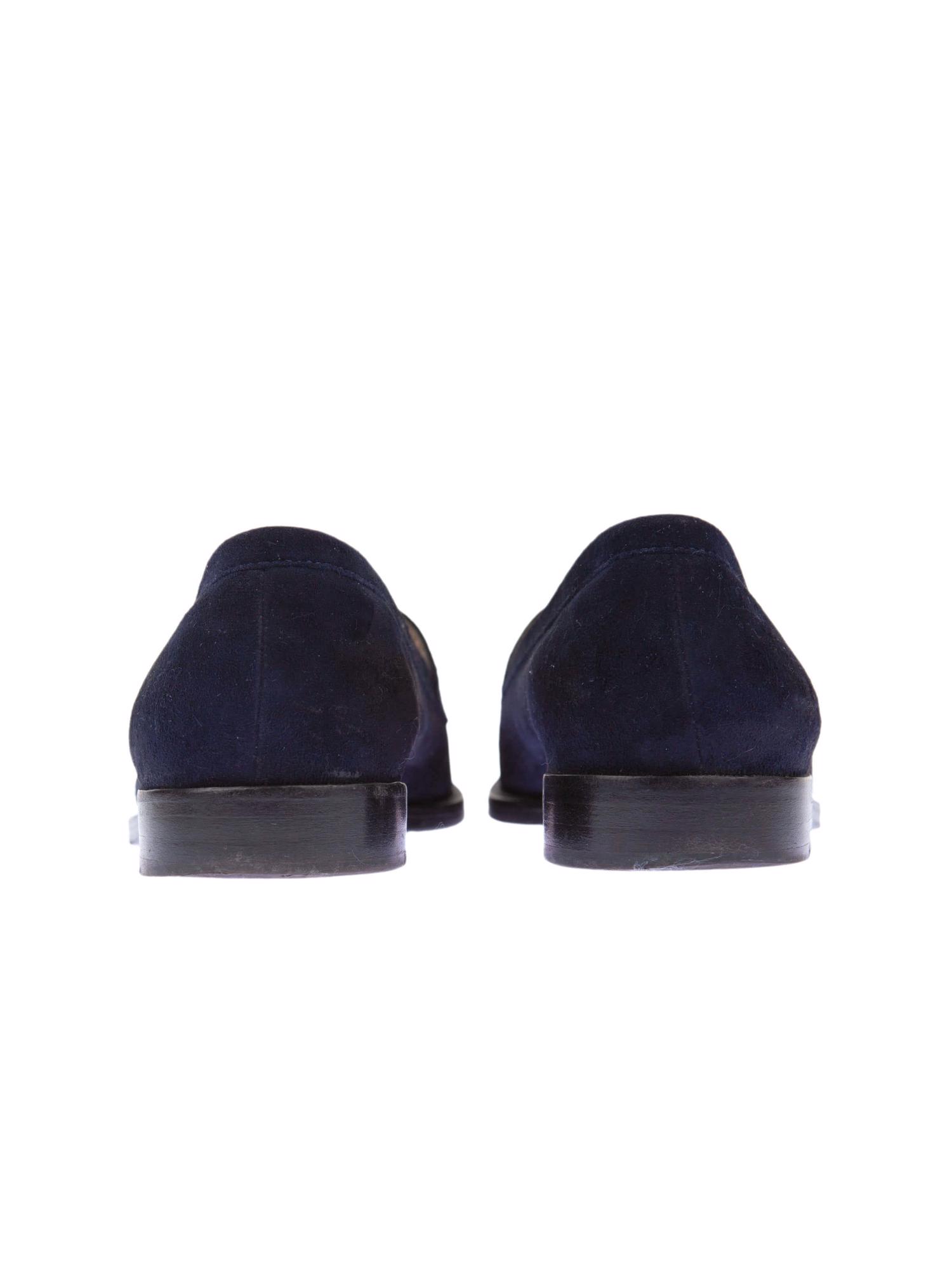 Bayan Lacivert MANOLO BLAHNIK LOAFER