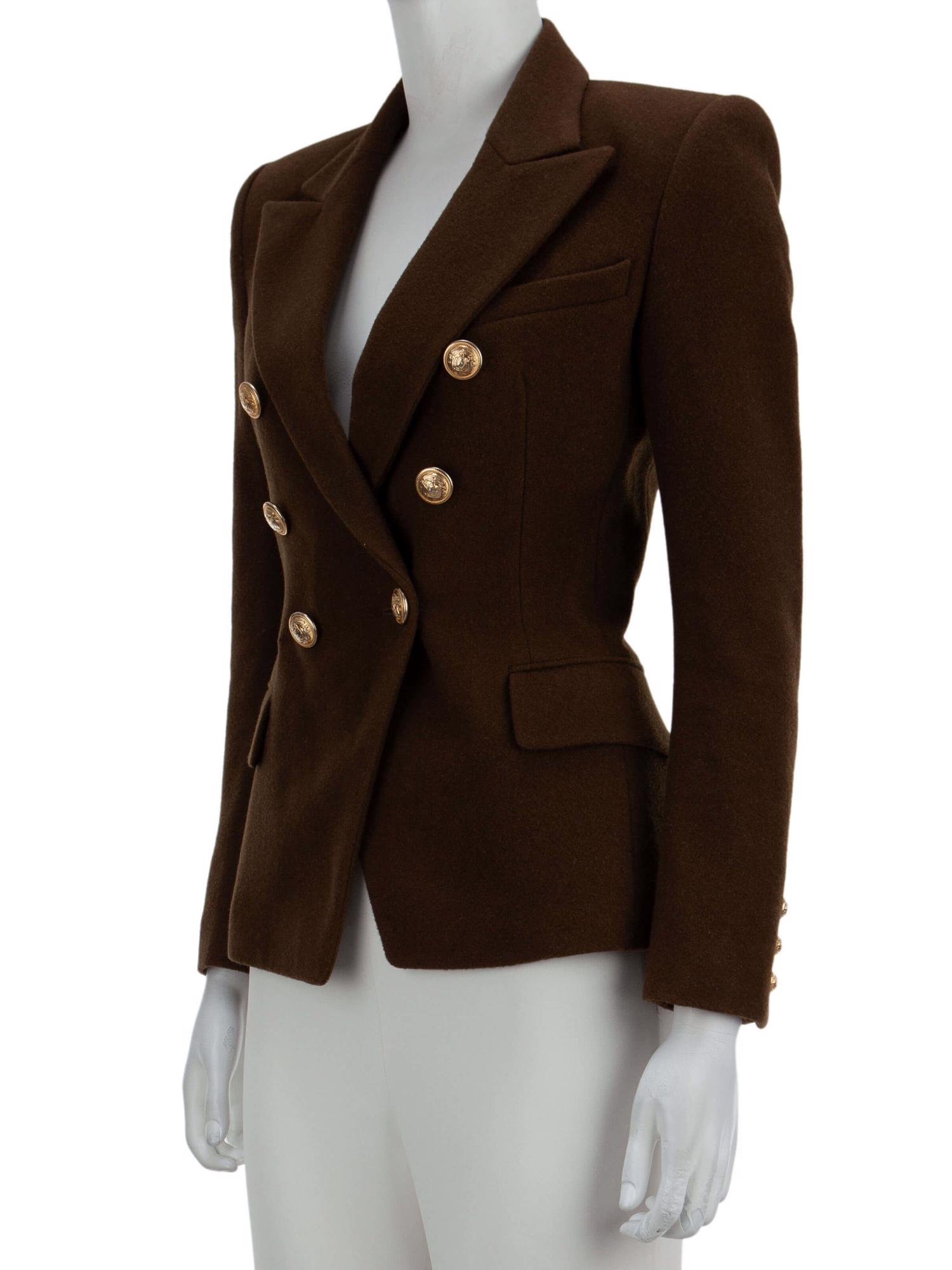 Bayan Kahve BALMAIN CEKET