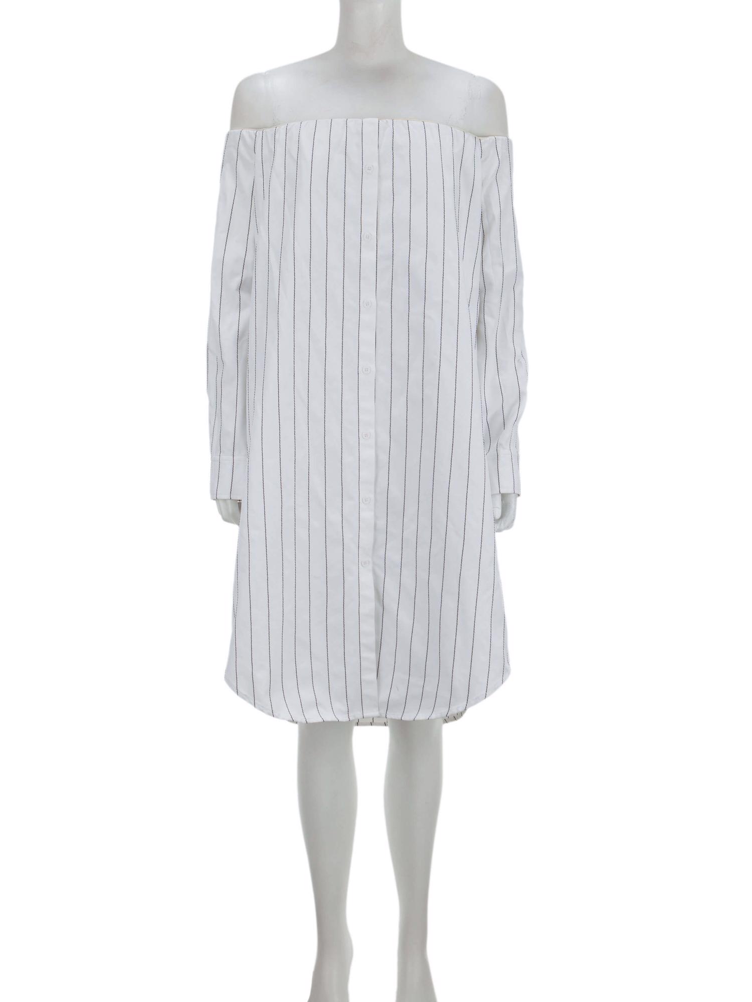 Bayan Beyaz DKNY ELBİSE