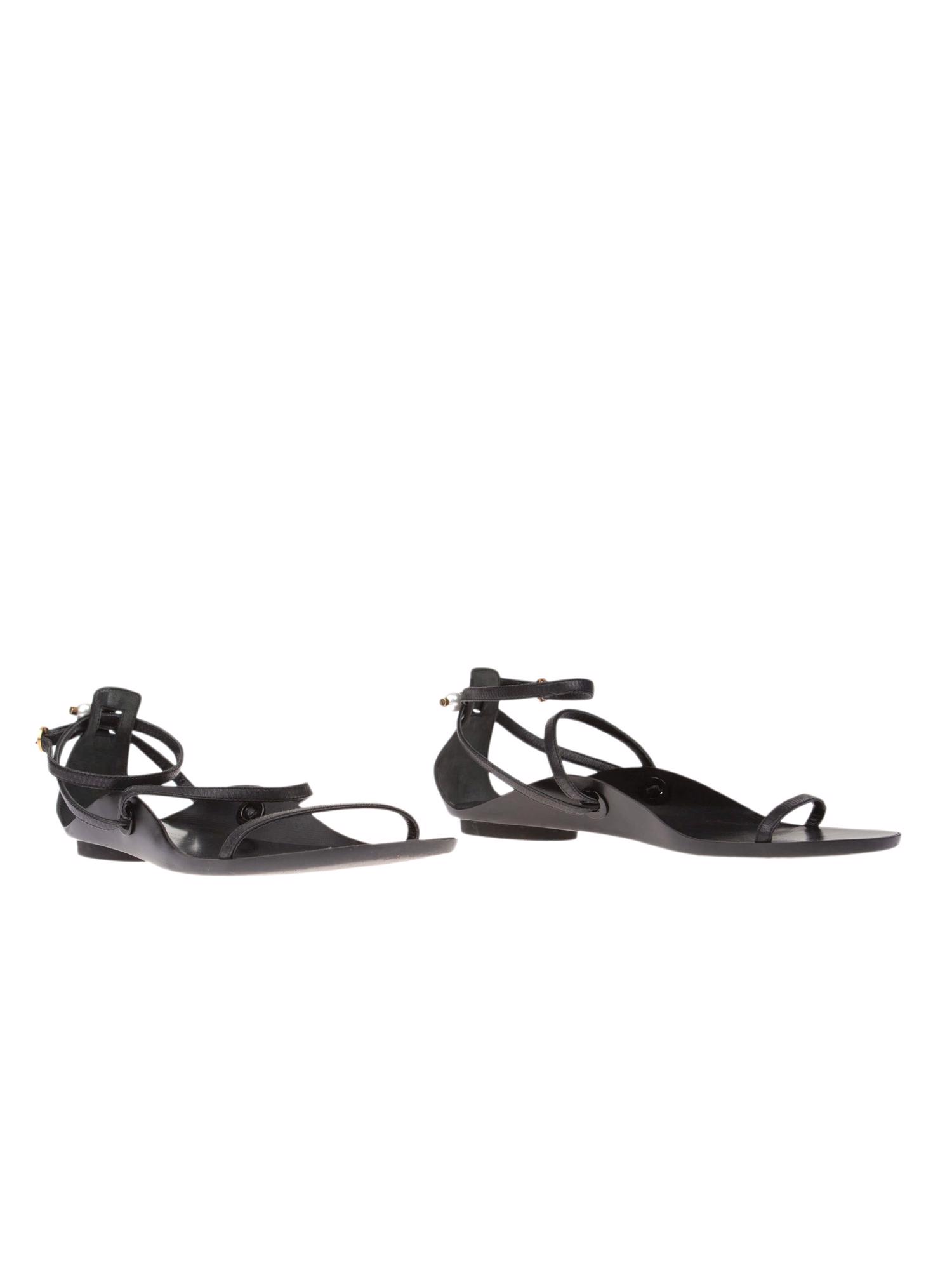 Bayan Siyah LANVIN SANDALET