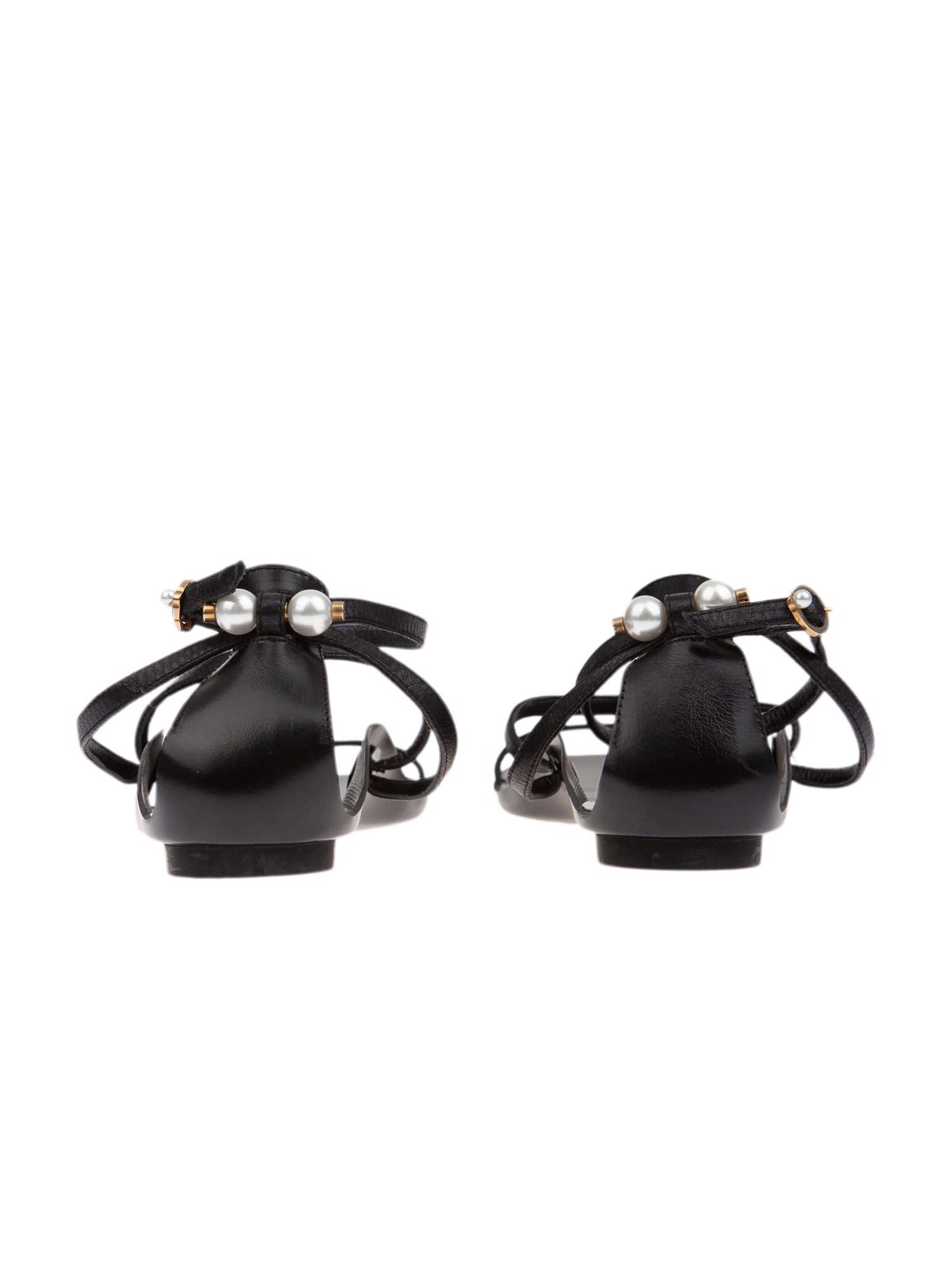 Bayan Siyah LANVIN SANDALET