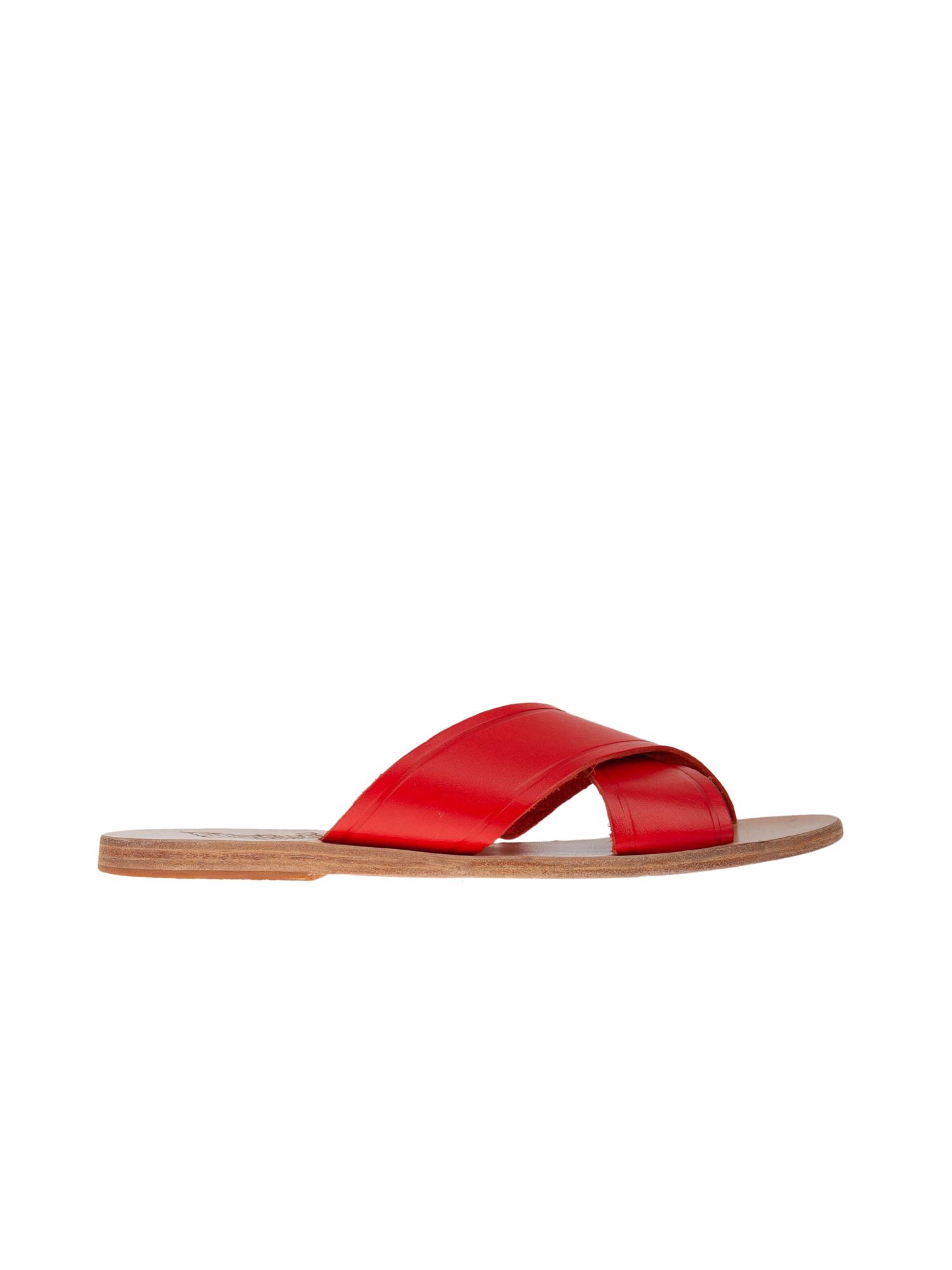 Bayan Kırmızı ANCIENT GREEK SANDALS TERLİK