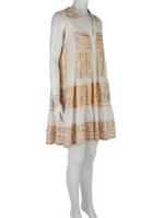 Bayan Krem GREEK ARCHAIC KORI ELBİSE