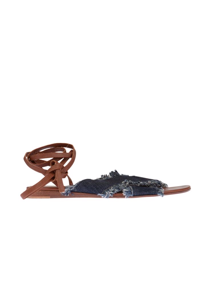 Bayan Lacivert GIANVITO ROSSI SANDALET