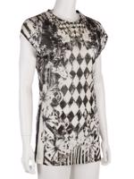 Bayan Beyaz BALMAIN T-SHIRT